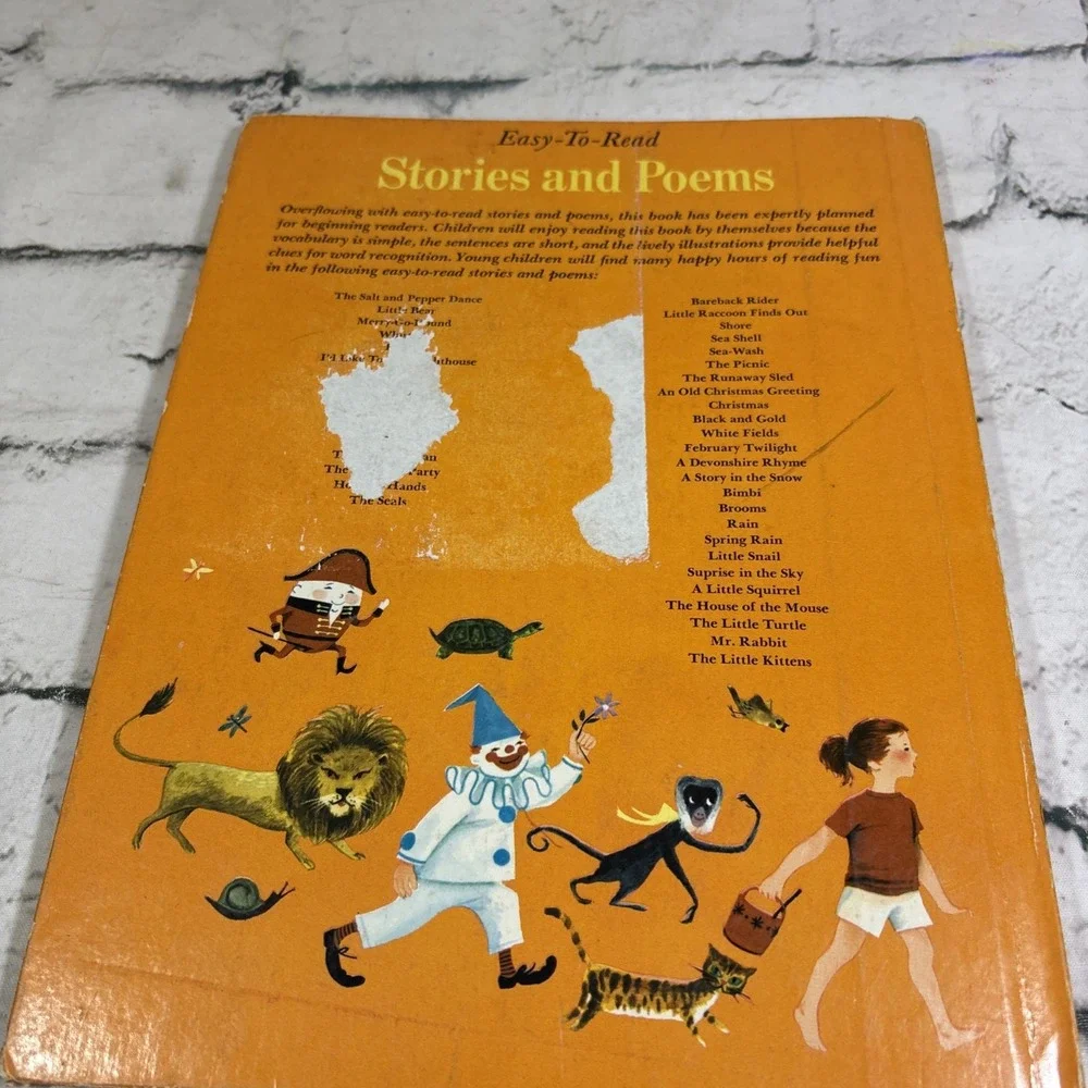 Stories and Poems A Big Golden Book, Lilian Moore, Revised Edition 1961 Flaw